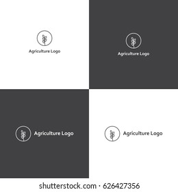 Vector logotype eps 10 agriculture company