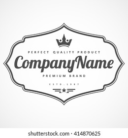 Vector logotype. Example: 