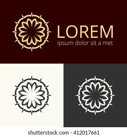 Vector logotype. Vector luxury crests logo collection. Vintage sign. Business identity concept.