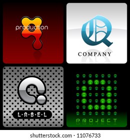 vector logotype Q