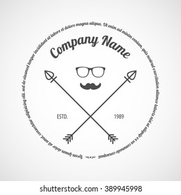 Vector logotype. Retro Vintage Logo.