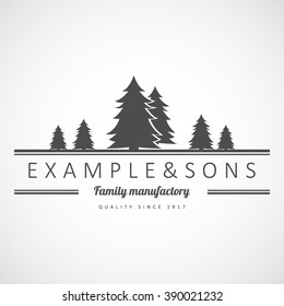 Vector logotype. Retro Vintage Logo.