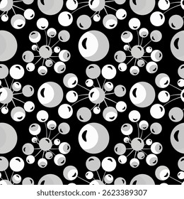 Vector - lollipop balloons seamless pattern, colored illustration.
