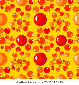 Vector - lollipop balloons seamless pattern, colored illustration.