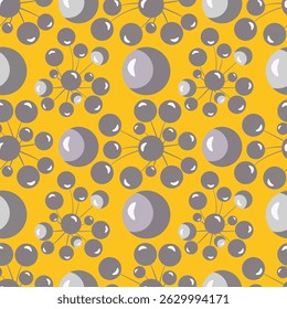 Vector - lollipop balloons seamless pattern, colored illustration.