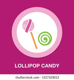 vector lollipop, lollipop vector candy - sweet symbol