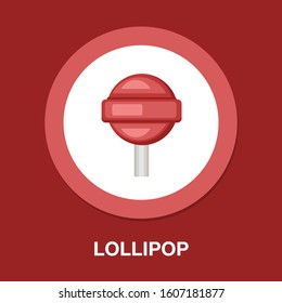 vector lollipop, lollipop vector candy - sweet symbol