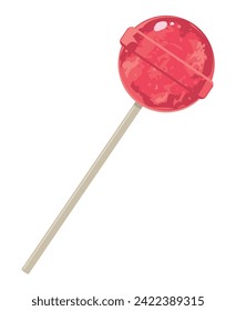lollipop vectorial aislado en fondo blanco