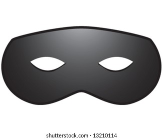 Vector Of Lone Ranger, Superhero, Or Burglar Mask