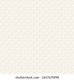 Vector Loops Stipple Design in Gold on White Background Seamless Repeat Pattern. Background for textiles, cards, manufacturing, wallpapers, print, gift wrap and scrapbooking.