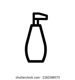 vector lotion icon. Eps. 10.