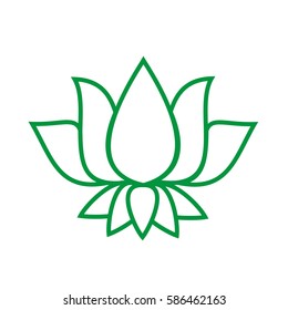 Vector lotus flower image