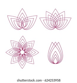 Lotus Line Drawing Images, Stock Photos & Vectors | Shutterstock