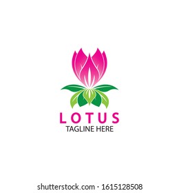 Vector lotus flowers design for spa, yoga class, hotel and resort