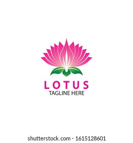 Vector lotus flowers design for spa, yoga class, hotel and resort