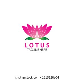 Vector lotus flowers design for spa, yoga class, hotel and resort