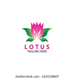 Vector lotus flowers design for spa, yoga class, hotel and resort
