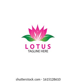 Vector lotus flowers design for spa, yoga class, hotel and resort