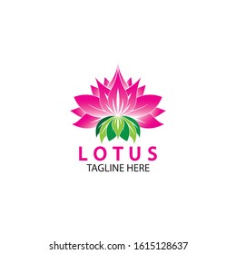 Vector lotus flowers design for spa, yoga class, hotel and resort