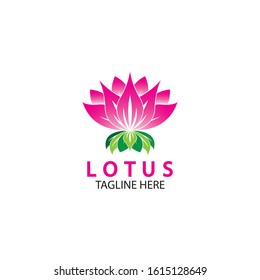 Vector lotus flowers design for spa, yoga class, hotel and resort