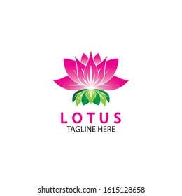 Vector lotus flowers design for spa, yoga class, hotel and resort