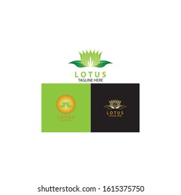 Vector lotus flowers design for spa, yoga class, hotel and resort