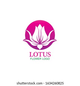 Vector lotus flowers design for spa, yoga class, hotel and resort