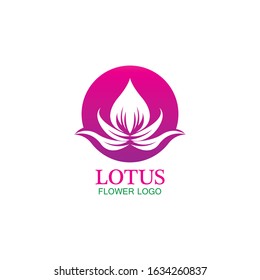 Vector lotus flowers design for spa, yoga class, hotel and resort
