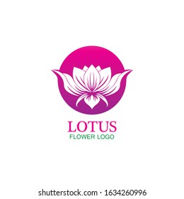 Vector lotus flowers design for spa, yoga class, hotel and resort