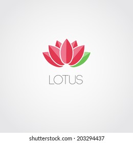 Vector lotus flowers design for spa, yoga class, hotel and resort