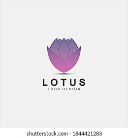 Logo von Vector lotus blüht Design für Spa, Yoga-Klasse, Hotel und Resort