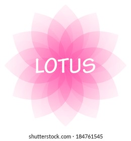 Vector lotus icon