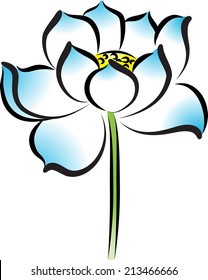 vector lotus icon