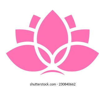 Vector lotus icon