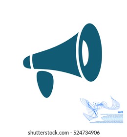 Vector loudspeaker Icon