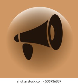 Vector loudspeaker Icon