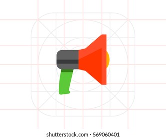Vector Loudspeaker Icon