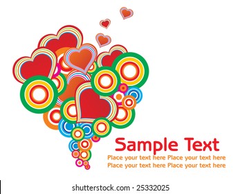 vector love background