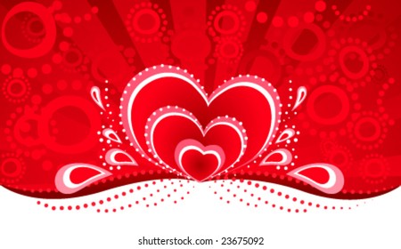 vector love background for design