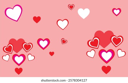 vector love background suitable for valentine