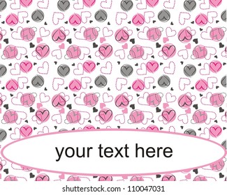 vector love card