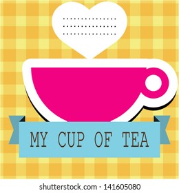 Vector Love Card. Use for Valentine's Day with place for text