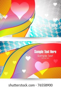 vector love cards