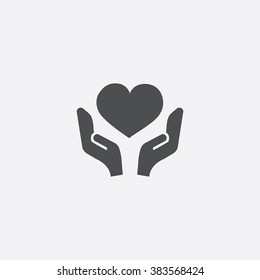 Vector love care Icon