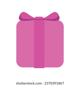 Vector love cute characters pink gift icon.