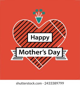 Vector Love Design for Mother's Day