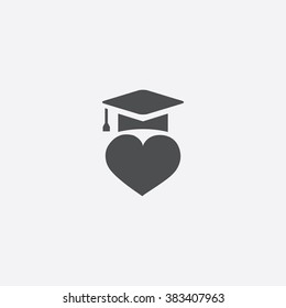 Vector Love Education Icon