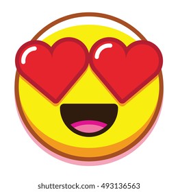 heart eyes (white) Emoji - Download for free – Iconduck