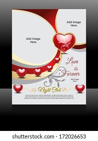 Vector love Flyer Design