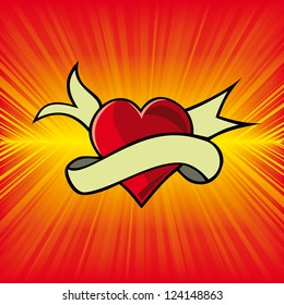 vector love heart